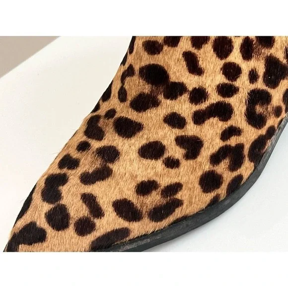Marc Fisher‎ Mlyalely Genuine Calf Hair pointy toe block heel Bootie size 6 - Picture 7 of 12